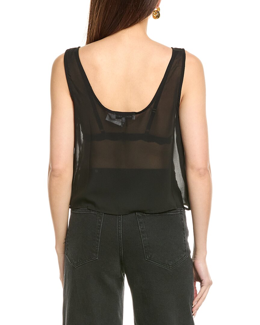 Weworewhat Square Neck Chiffon Tank