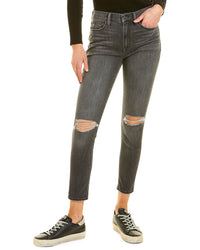 Hudson Jeans Blair Phoenix High-Rise Skinny Ankle Jean Black 24" Waist