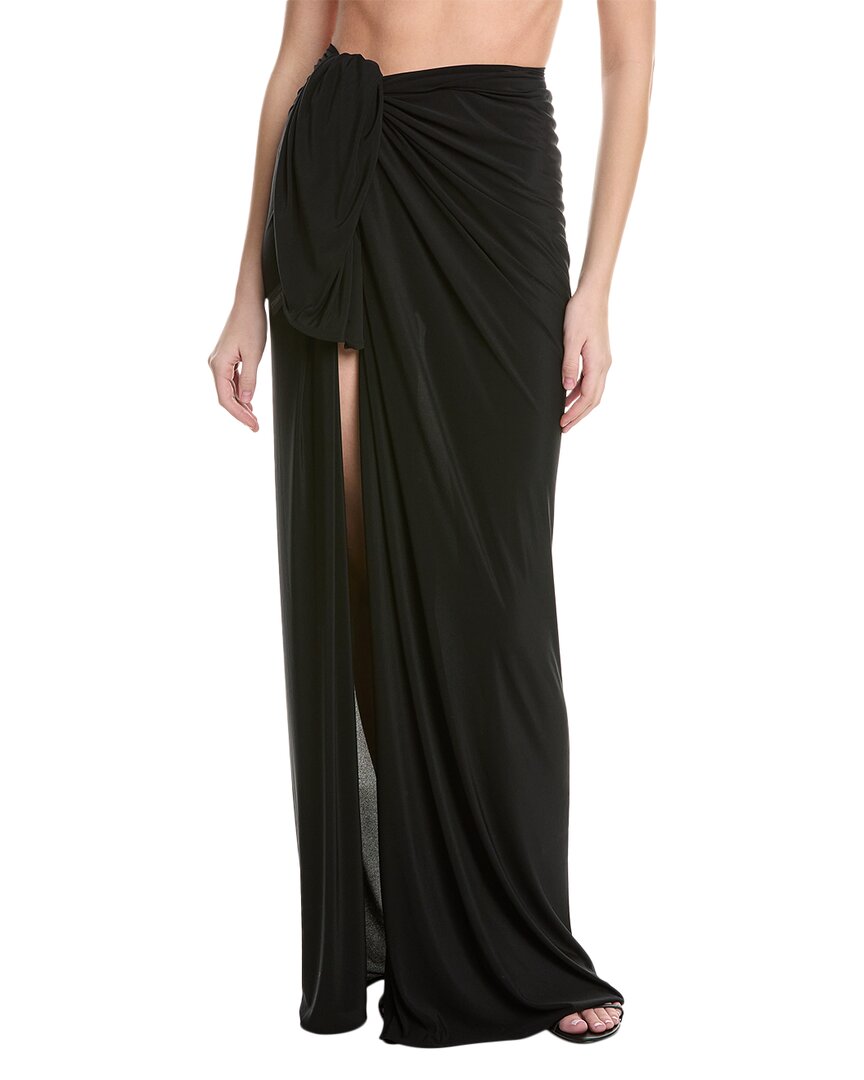 Norma Kamali Womens Ernie Scarf, Black