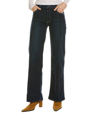 Hudson Jeans Rosalie Feather High-Rise Wide Leg Jean