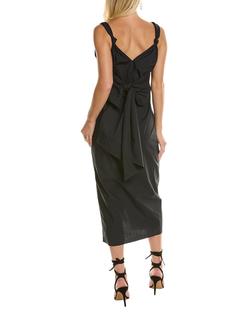 Rebecca Taylor Poplin Whisper Rose Midi Dress