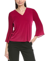 Cece V-Neck Knit Top