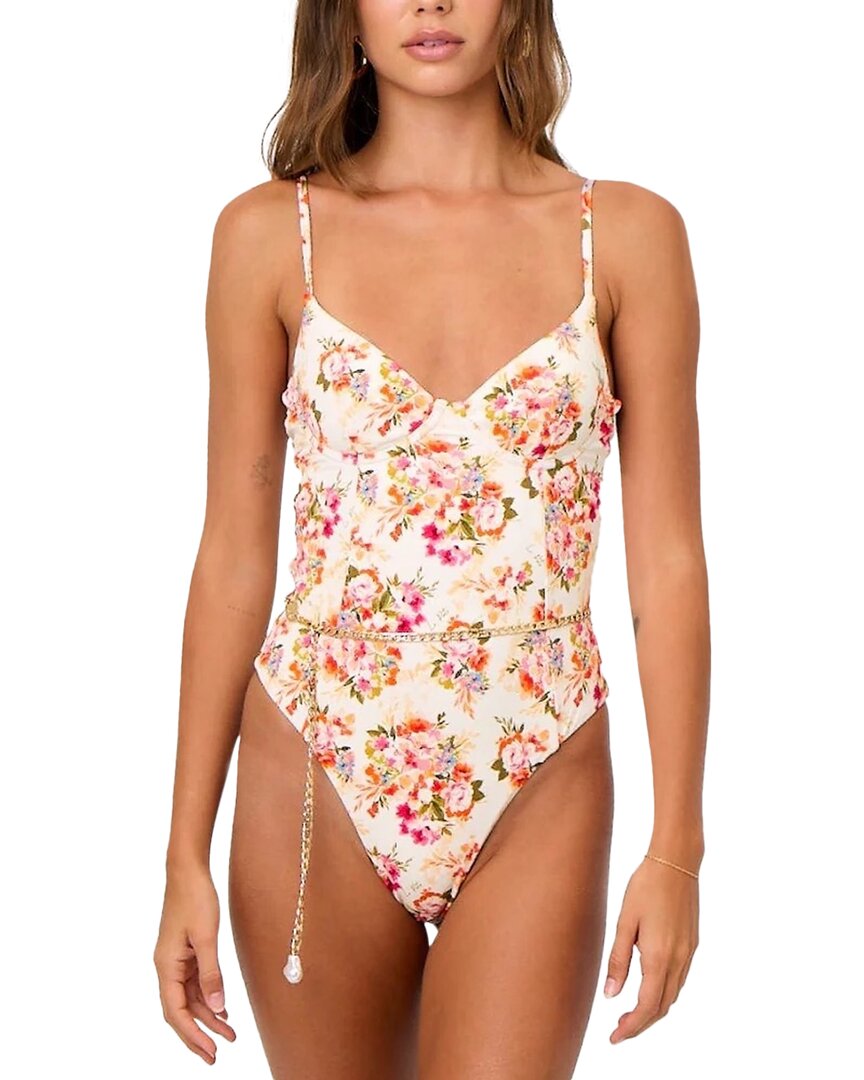La Porte Suzy Underwire Swimsuit Pink
