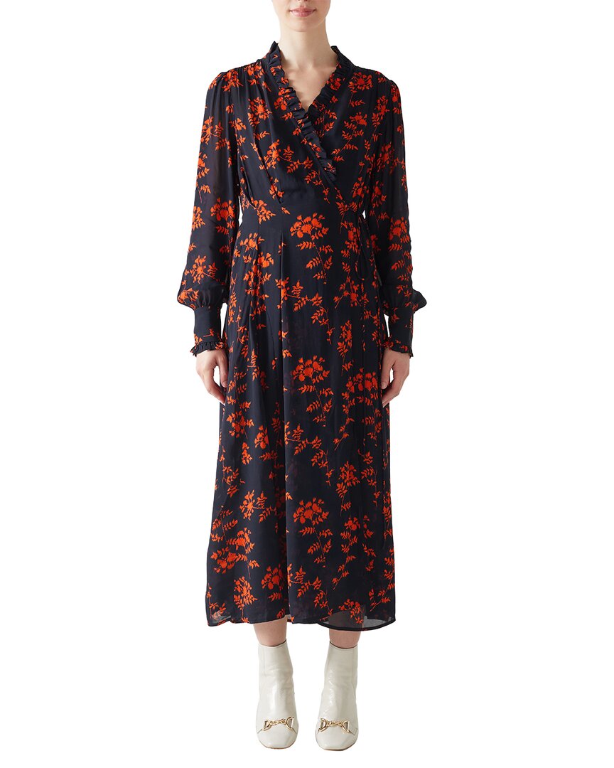 Lk Bennett Odetta Viscose Dress Multi