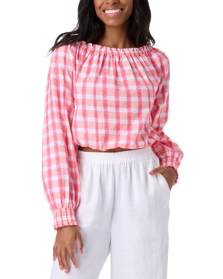 Roller Rabbit Posey Plaid Melia Top