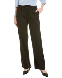 Boyish Relaxed Pleated Trouser Black