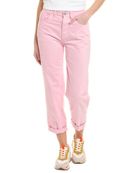 Boyish High-Rise Rigid Tickled Pink Relaxed Tapered Jean Pink