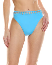 Vix Solid Leeza Hot Pant Blue Regular 0 (XS)