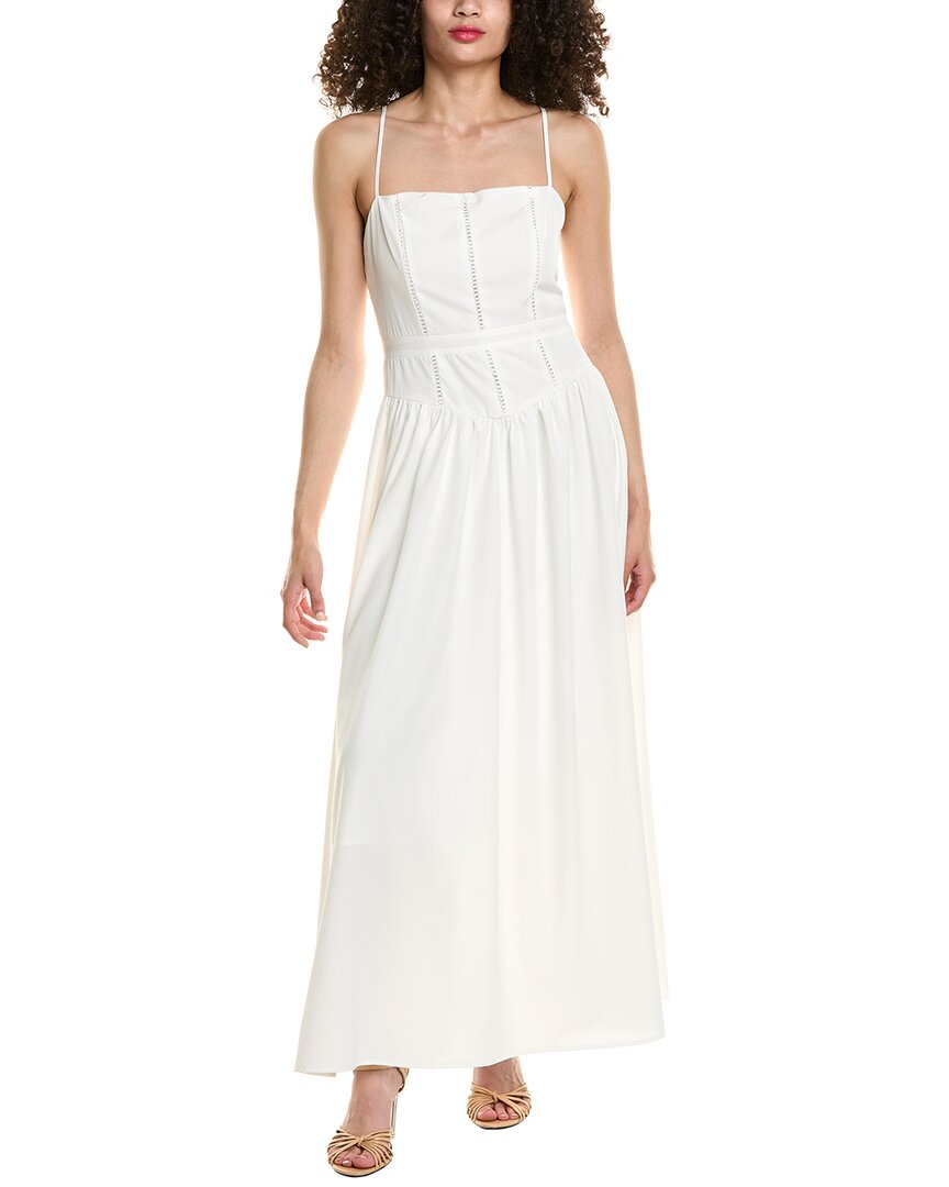 Colette Rose Maxi Dress White