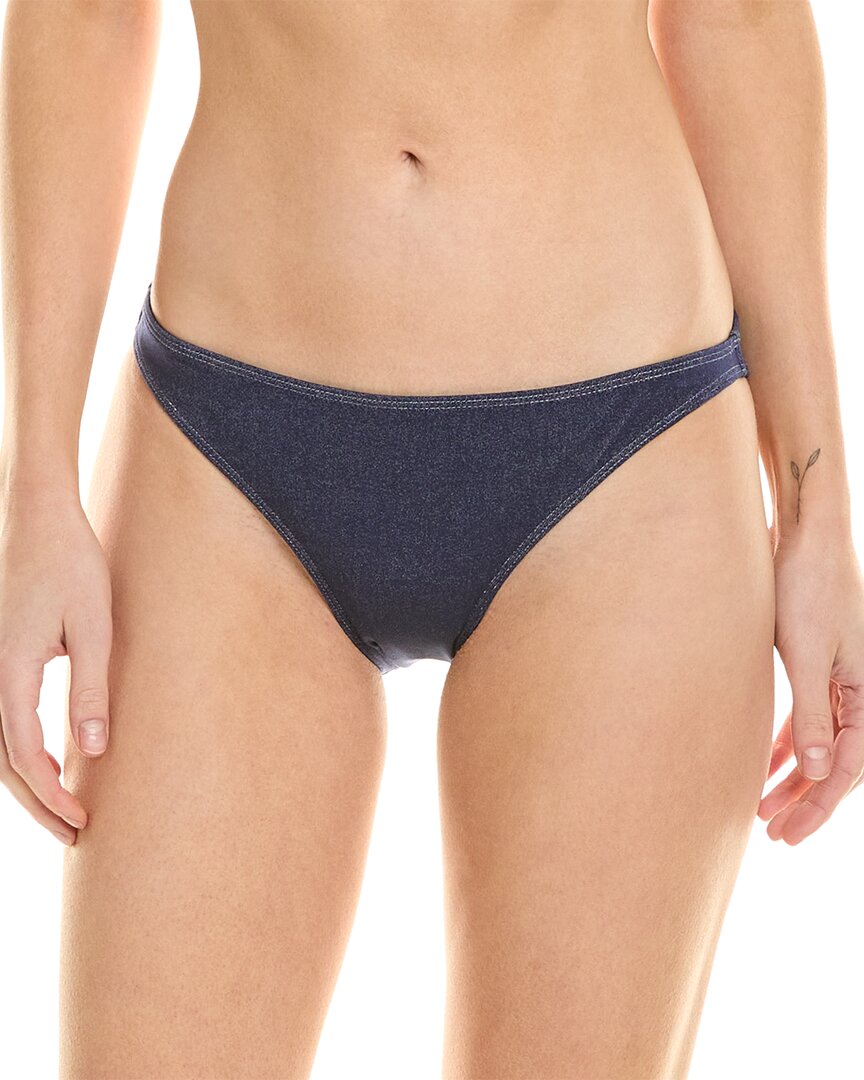 Onia Low-Rise Bikini Bottom Dark Wash
