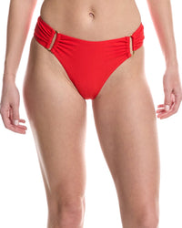 Pq Swim Fanned Bottom Red Regular 16 (XL)