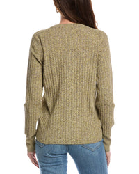 Re/Done Chevron Rib Cardigan
