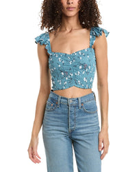 Tiare Hawaii Hollie Crop Top One Size Fits All Green