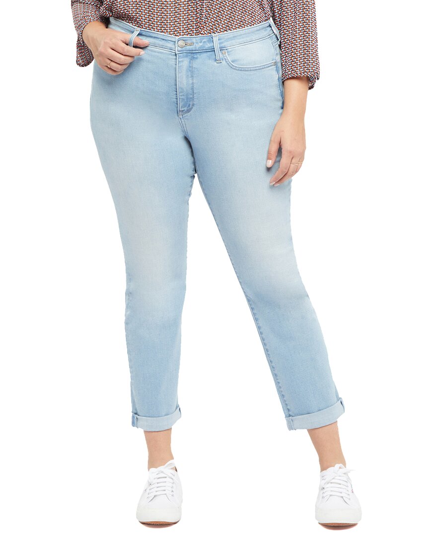 Nydj Plus Sheri Slim Ankle Northstar Jean Blue 40" Waist
