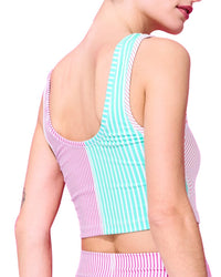 Terez Split Crop Top