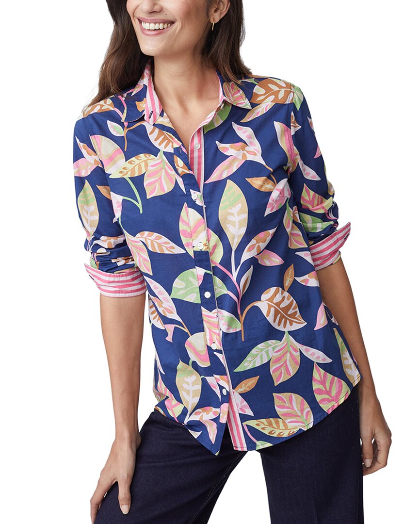 J.Mclaughlin Lois Blouse Blue Regular 0 (XS)