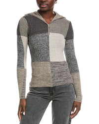 Autumn Cashmere 1/2-Zip Rib Sweater