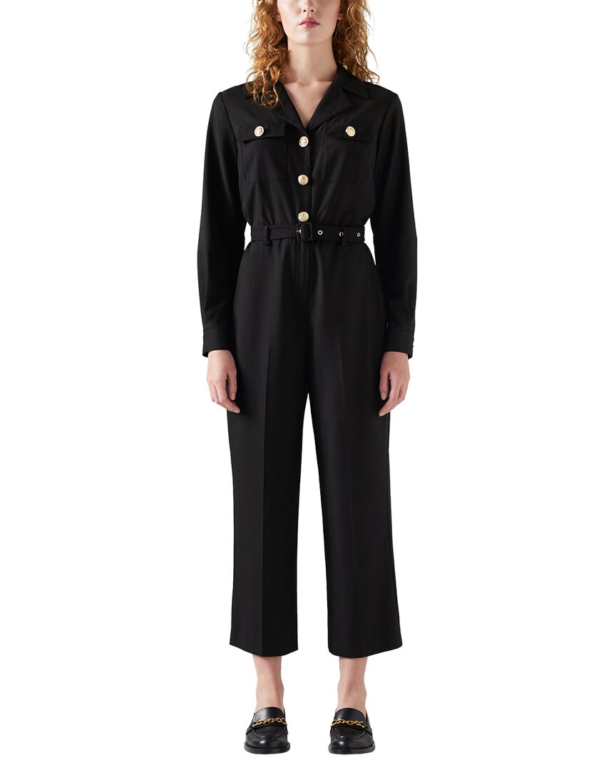 Lk Bennett Camille Jumpsuit Black