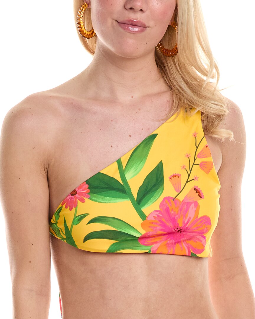 Farm Rio Romantic Garden One-Shoulder Top