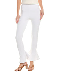 Walker & Wade Frill Pant White Regular 4 (S)