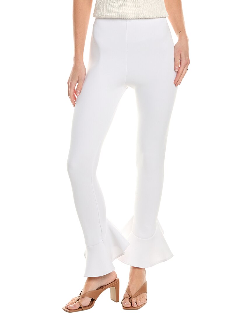 Walker & Wade Frill Pant White Regular 4 (S)