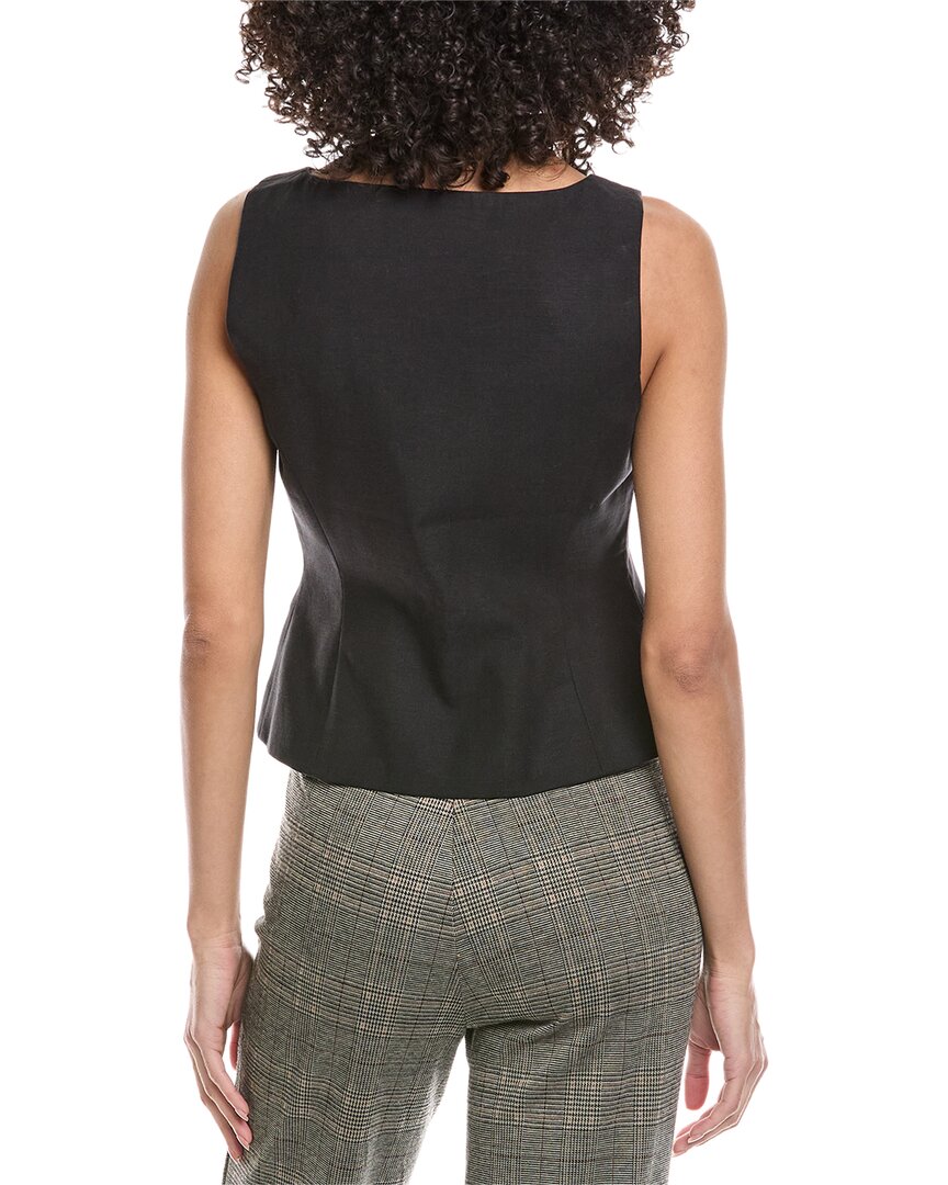 Toccin Georgia Scoop Neck Buttonfront Top
