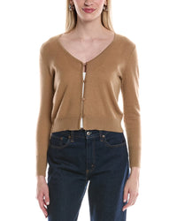 Philosophy V-Neck Cropped Cashmere Cardigan
