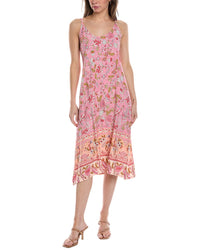 Walker & Wade Anywhere Midi Dress Pink Regular 00 (XXS)