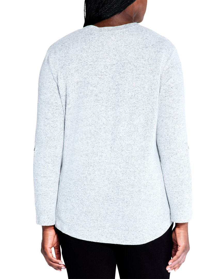 Nic+Zoe Sweet Dreams Convertible Sleeve Shirt2
