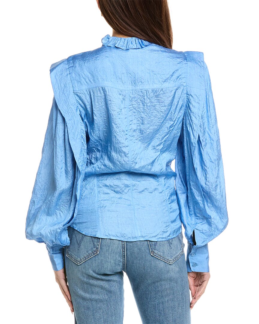 Isabel Marant E'toile Prian Silk-Blend Blouse – Bluefly
