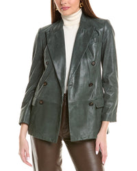 Brunello Cucinelli Suede Blazer Multi