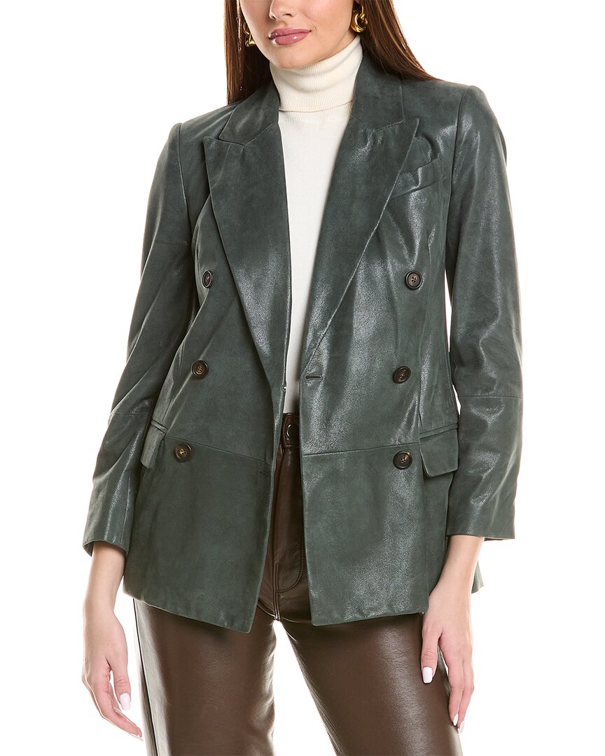 Brunello Cucinelli Suede Blazer Multi
