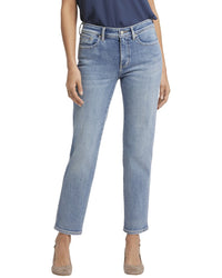 Nydj Stella Indigo Stream Tapered Jean Multi