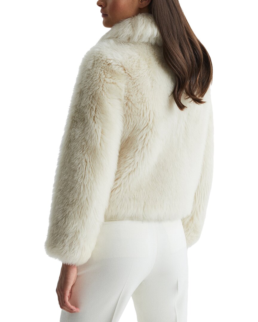 Reiss Caitlin Short Shearling Jacket