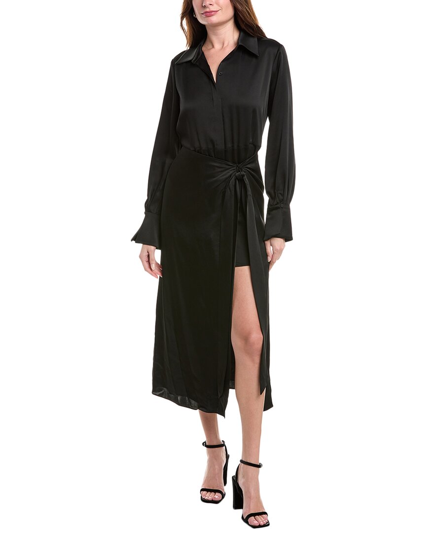 Simkhai Samba Shirtdress Black