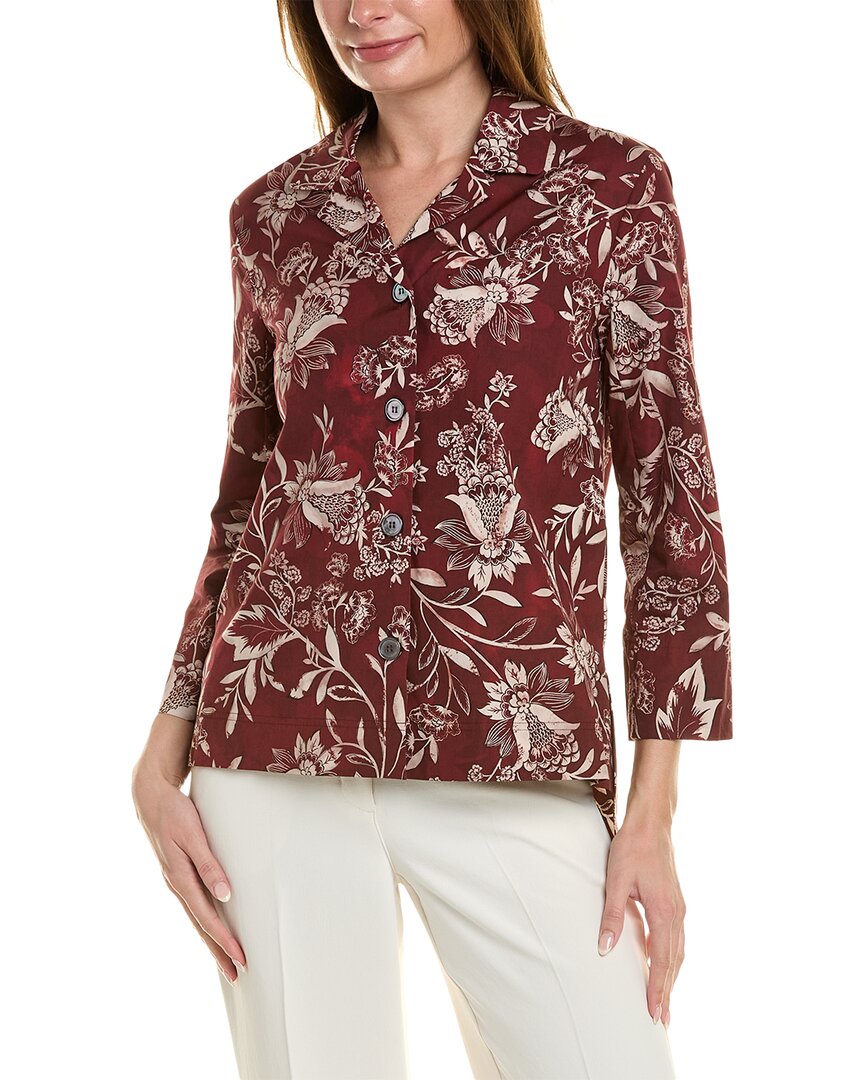 S Max Mara Fauna Shirt Red 2