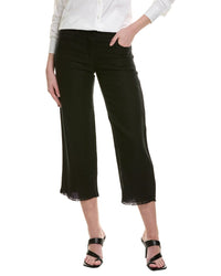 S Max Mara Cervia Linen-Blend Trouser Black