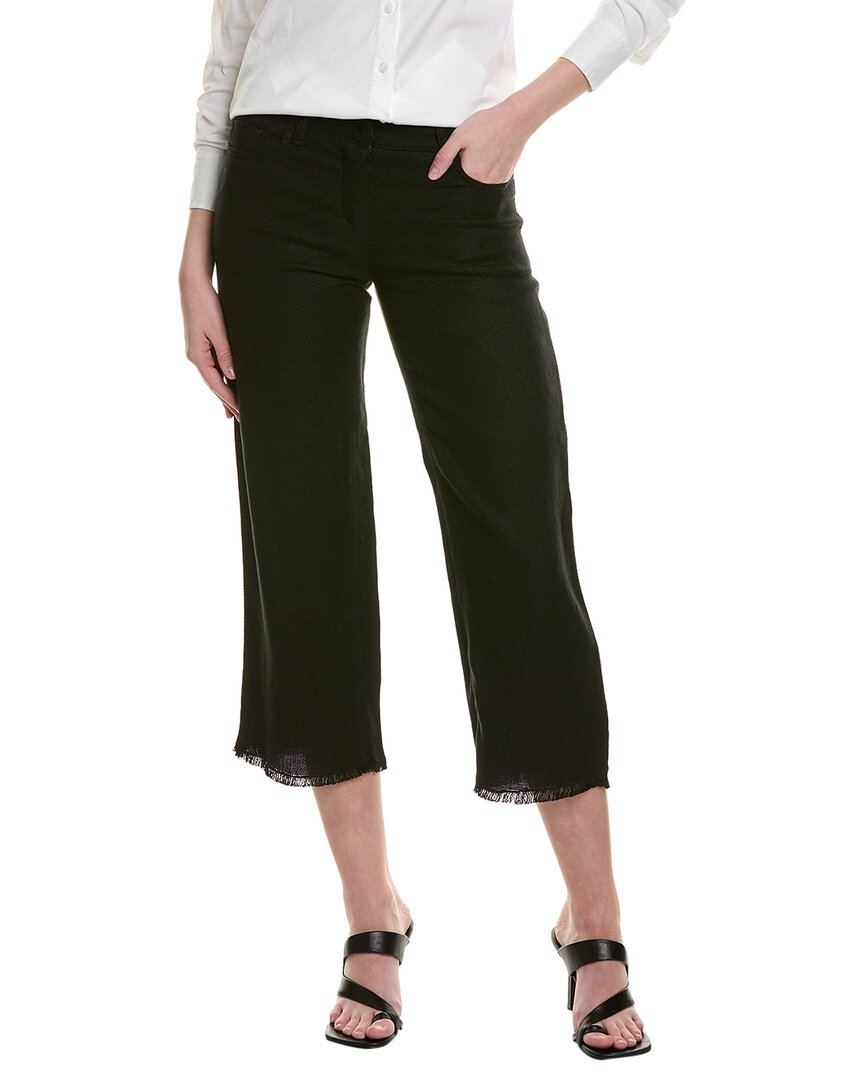 S Max Mara Cervia Linen-Blend Trouser Black