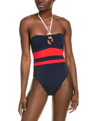 Robin Piccone Babe Bandeau One-Piece Blue 2