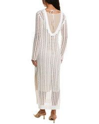 Brunello Cucinelli Crochet Linen & Silk-Blend Midi Dress