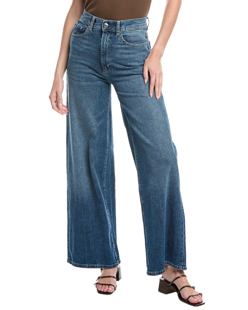 Dl1961 Hepburn Seagate Wide Leg Jean Blue
