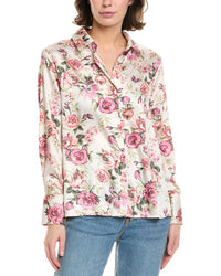 To My Lovers Floral Blouse White