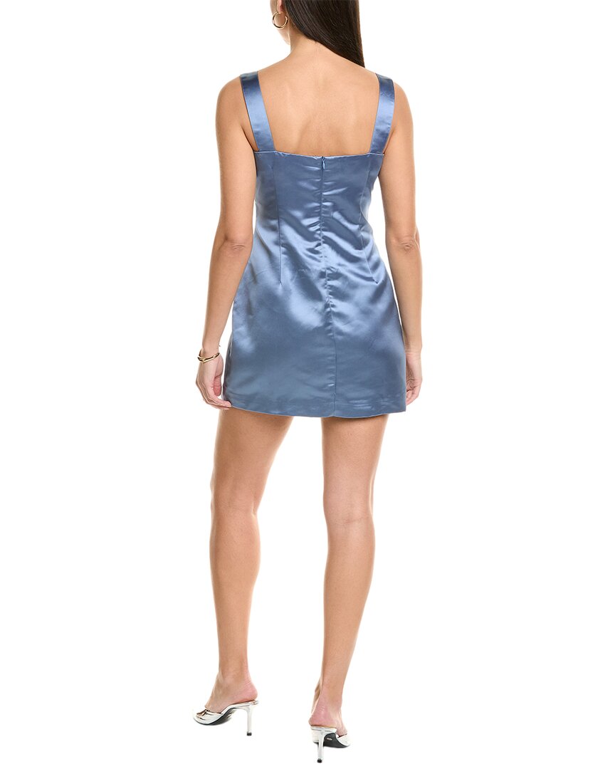 Cynthia Rowley Gigi Satin Dress, Gray / 8 Cynthia Rowley Gigi Satin Dress, Gray / 8