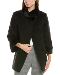 Cinzia Rocca Icons Wool-Blend Coat4