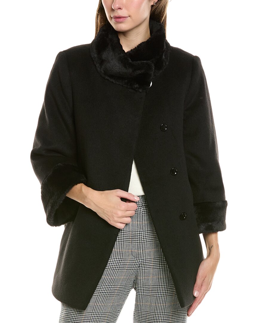 Cinzia Rocca Icons Wool-Blend Coat4