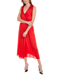 The Kooples Surplice Faux Wrap Dress