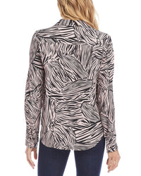 Karen Kane Half Placket Shirt