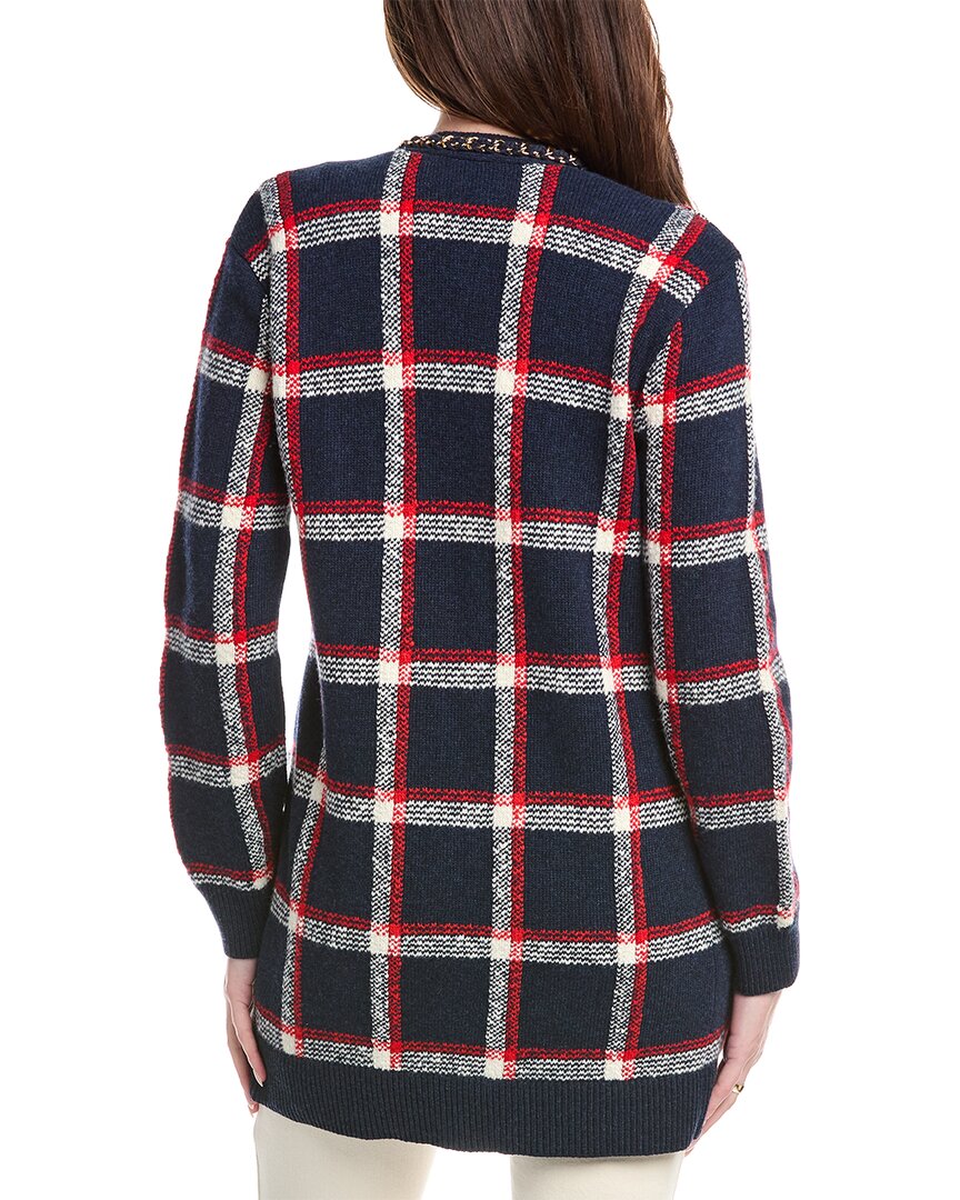Carolina Herrera V-Neck Wool Cardigan