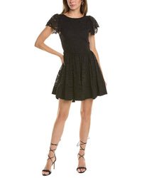 Caroline Constas Marguerite Mini Dress Black Regular 0 (XS)