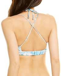 Suboo Agate Gathered Tie Front Bikini Top